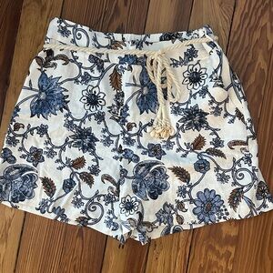 CALUPSO ST BARTH linen blend shorts